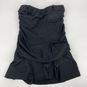 Beach Bump Ruffle Top Skirted Maternity Tankini